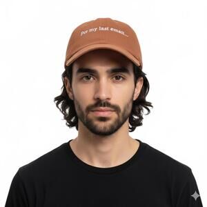 Hat / Per My Last Email... Dad Hat by Mighty Fine / Orange Baseball Cap / New